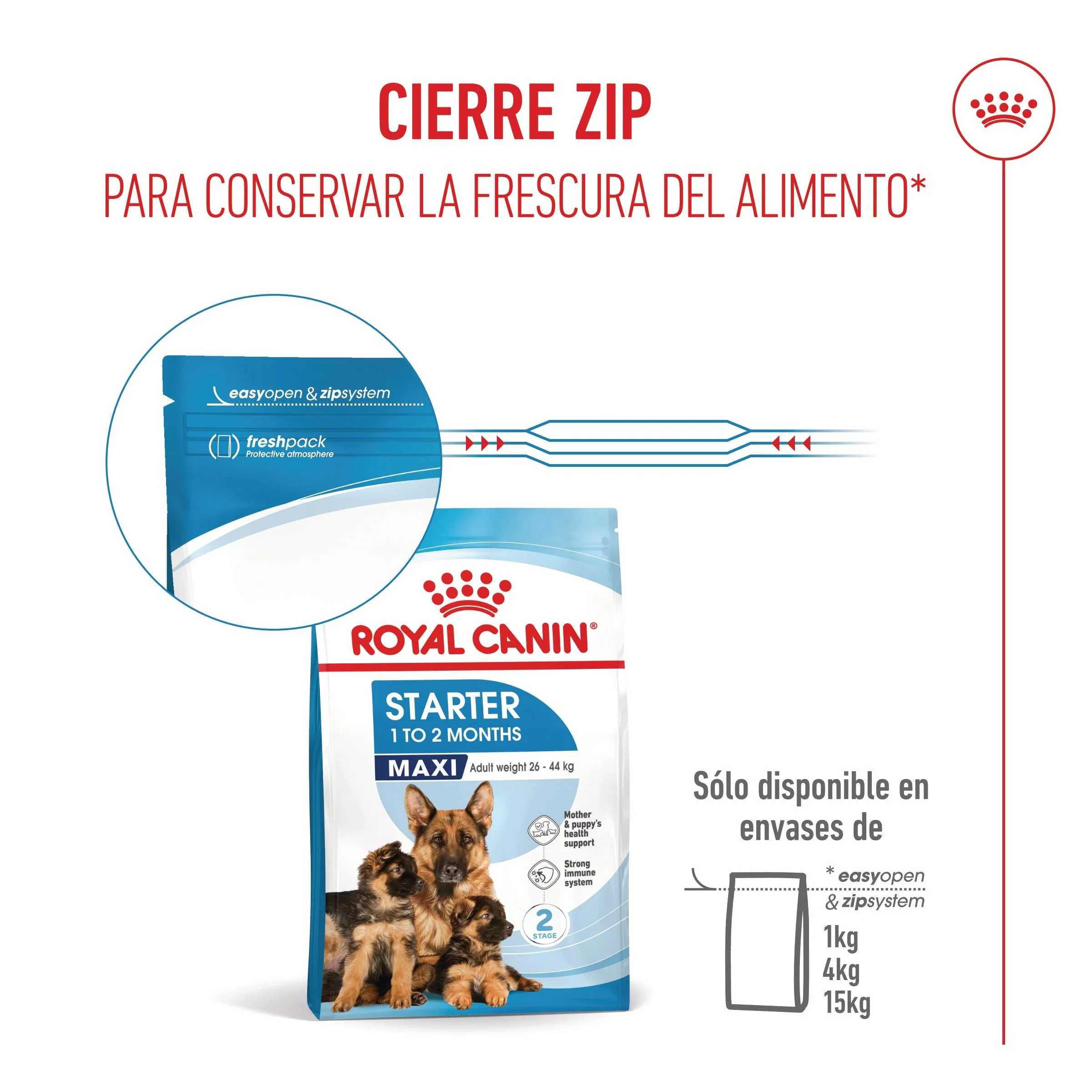 Royal Canin Maxi Starter Mother & Babydog Pienso para Cachorros y Madres Lactantes - Image 5
