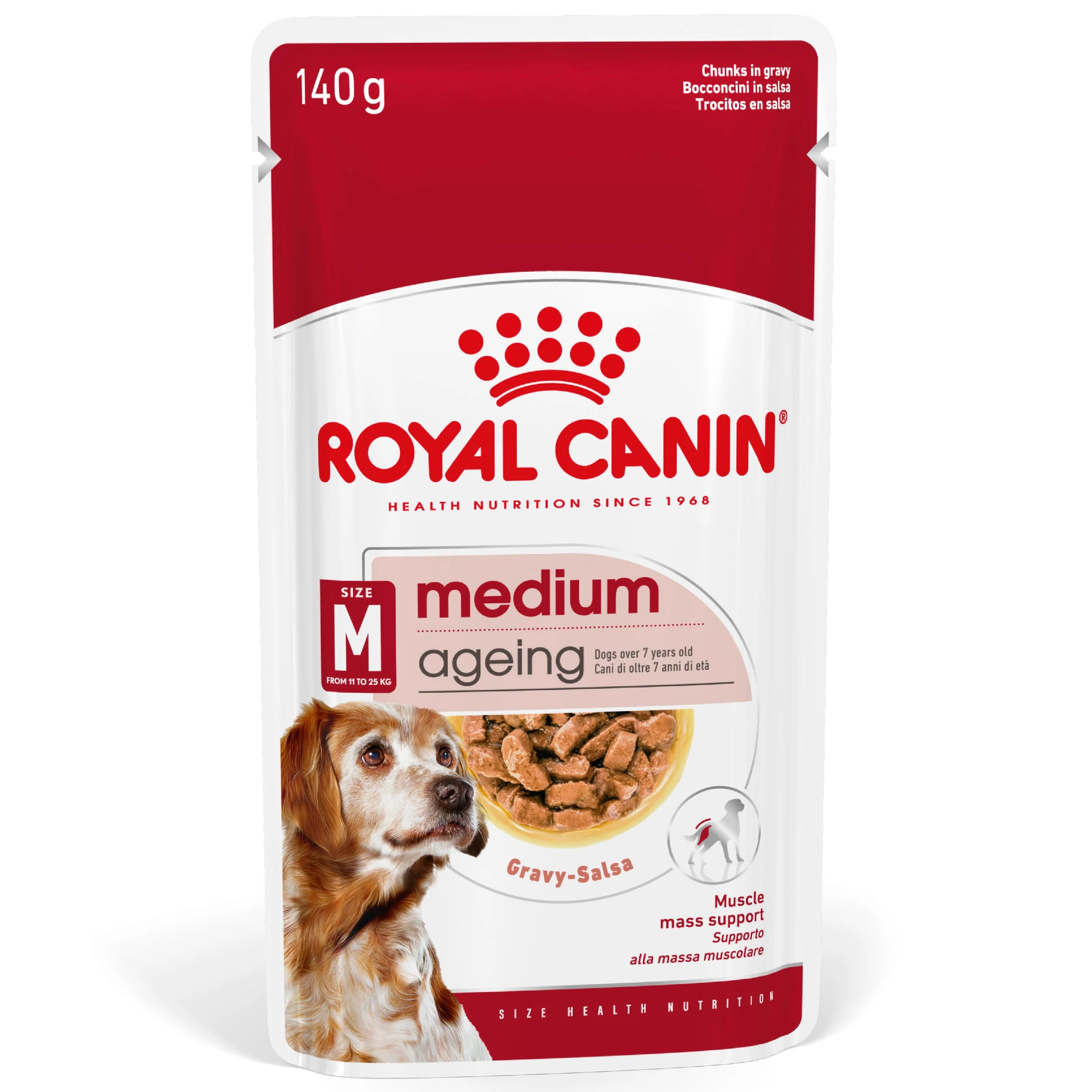 Royal Canin Medium Puppy | Adult | Ageing 140 g húmedo para perros - Image 2