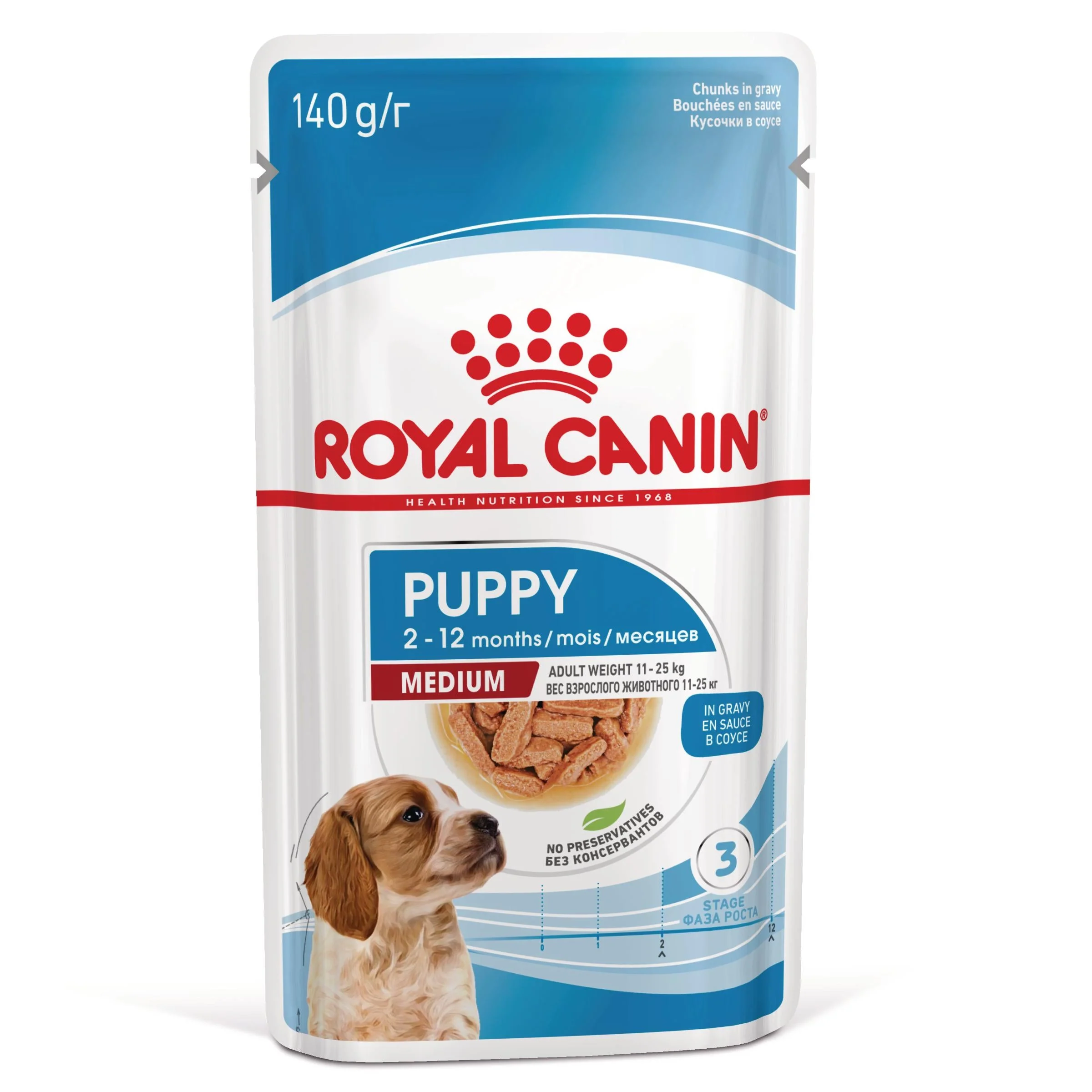 Royal Canin Medium Puppy | Adult | Ageing 140 g húmedo para perros - Image 3