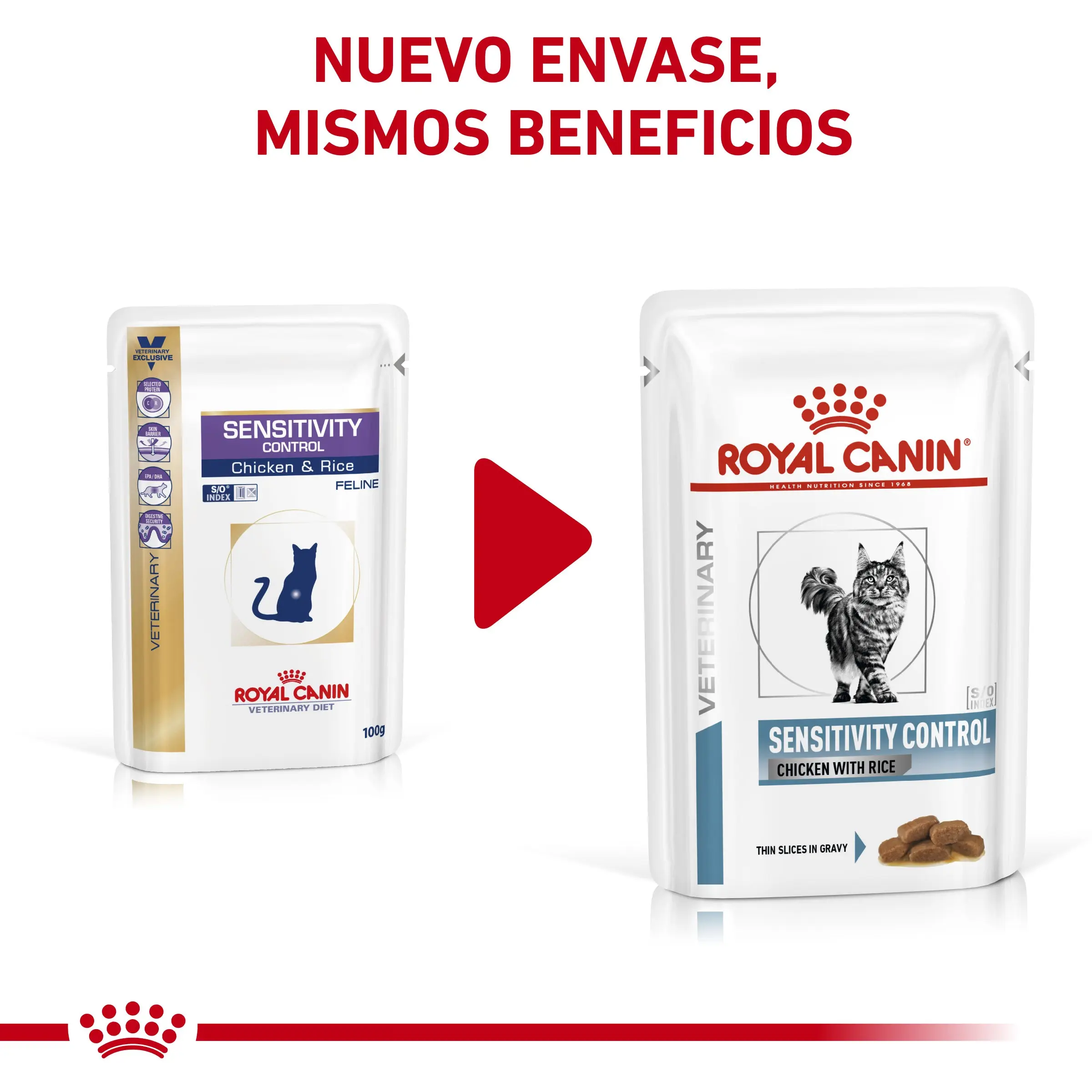 Royal Canin Veterinary Sensitivity Control Pollo con Arroz Sobre 85 g Húmedo para Gatos - Image 2