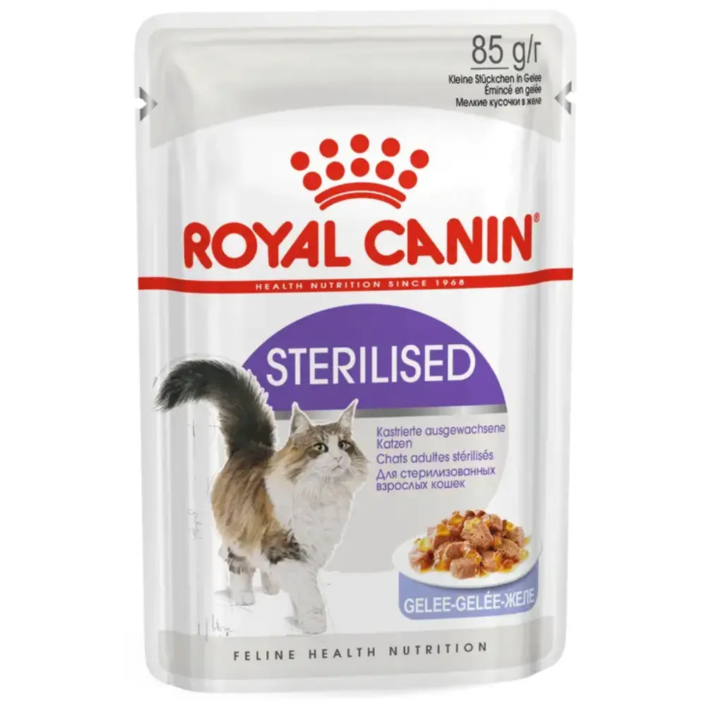 Royal Canin Sterilized Gelatina 85 g Comida Húmeda para Gatos Esterilizados