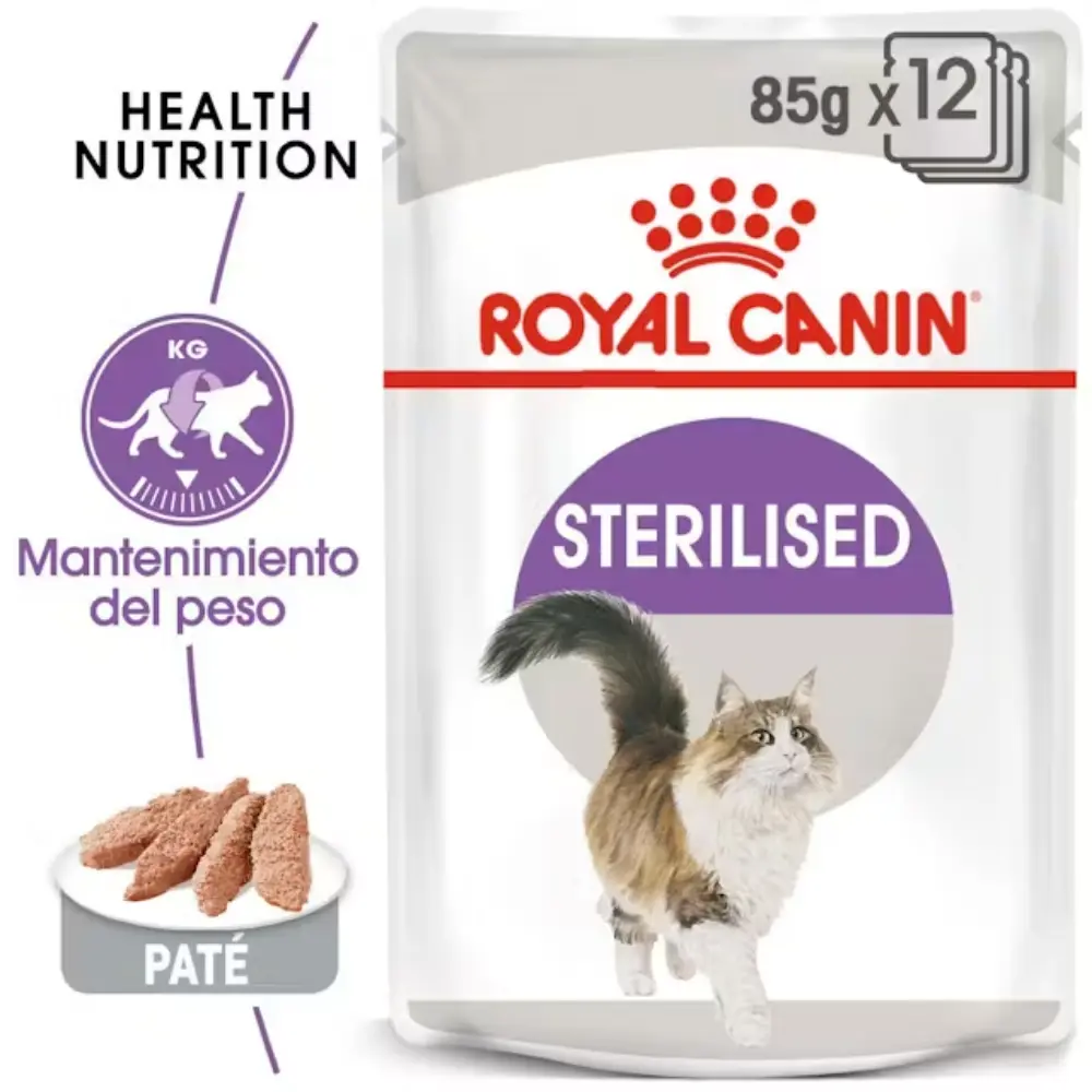Royal Canin Sterilized Paté 85 g Comida Húmeda para Gatos - Image 2