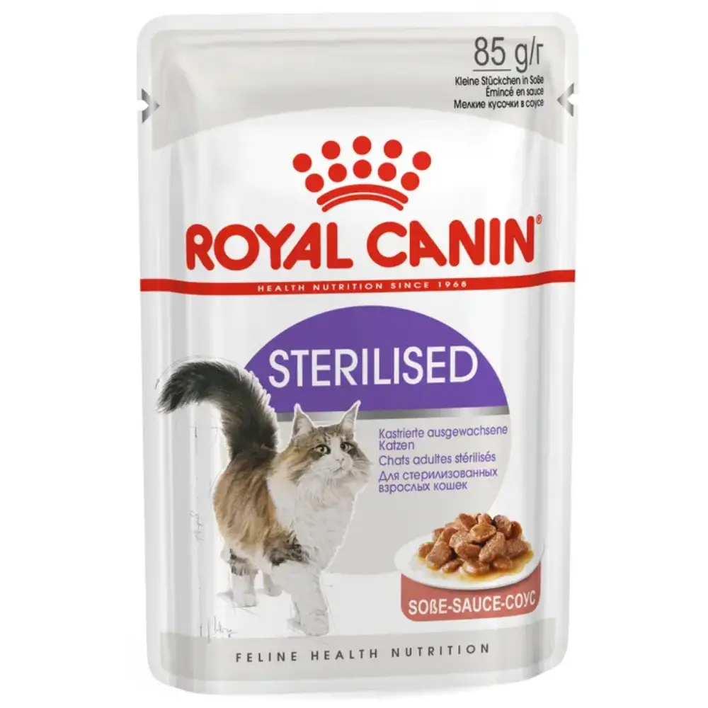 Royal Canin Sterilized Salsa 85 g Comida Húmeda para Gatos
