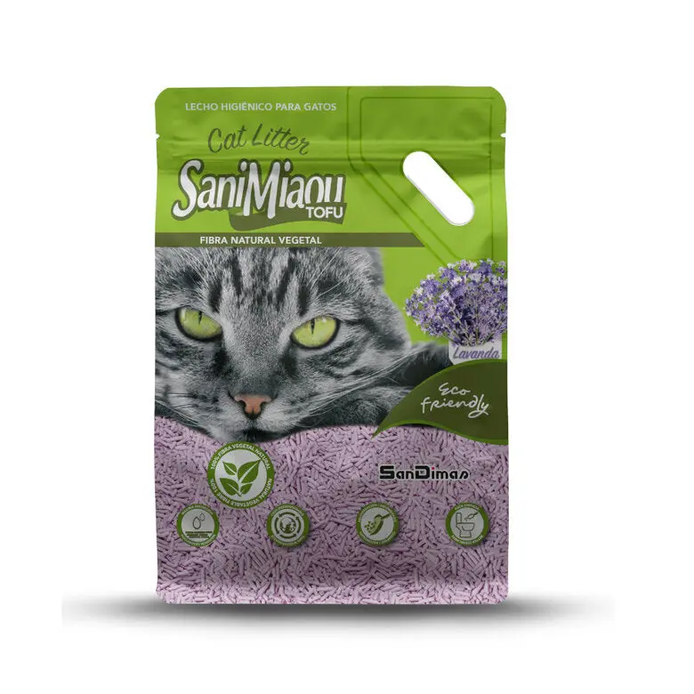 Sandimas SaniMiaou Arena Natural Aglomerante de Tofu 6L (2,5kg) para Gatos