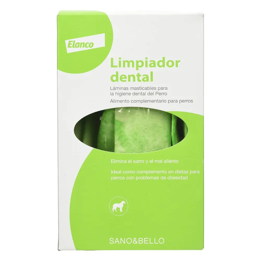 Sano y Bello Limpiador Dental 140 g Elimina Sarro | Aliento Fresco para Perros Elanco