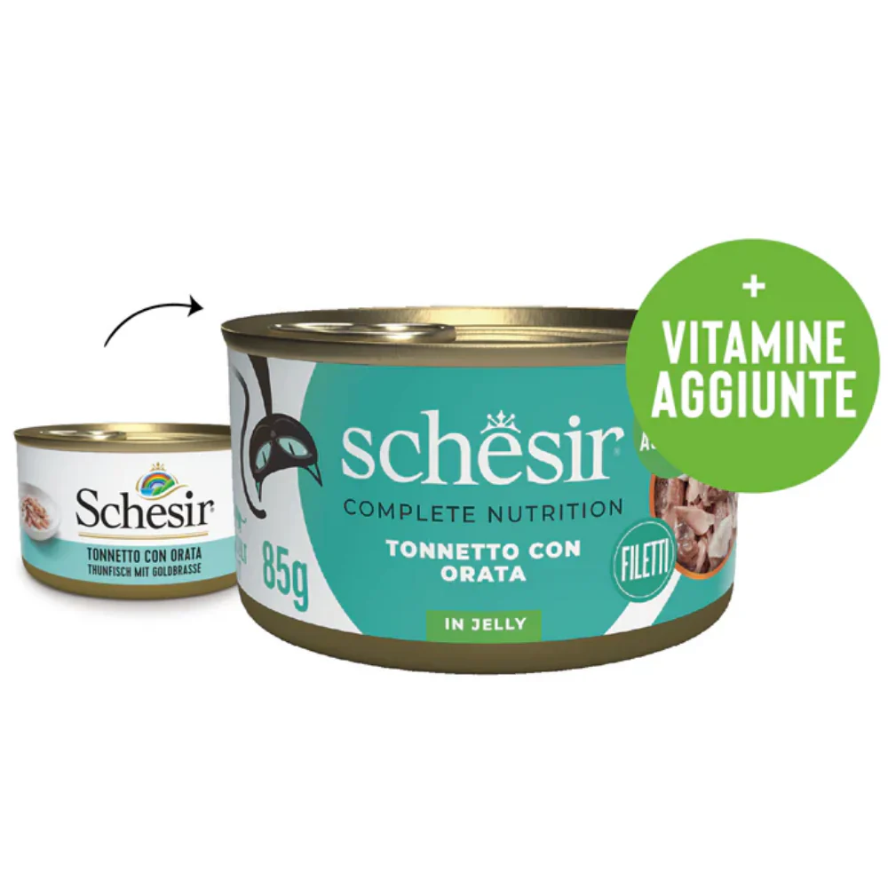 Schesir Lata de Gato 85 g Atún y Dorada - Image 2