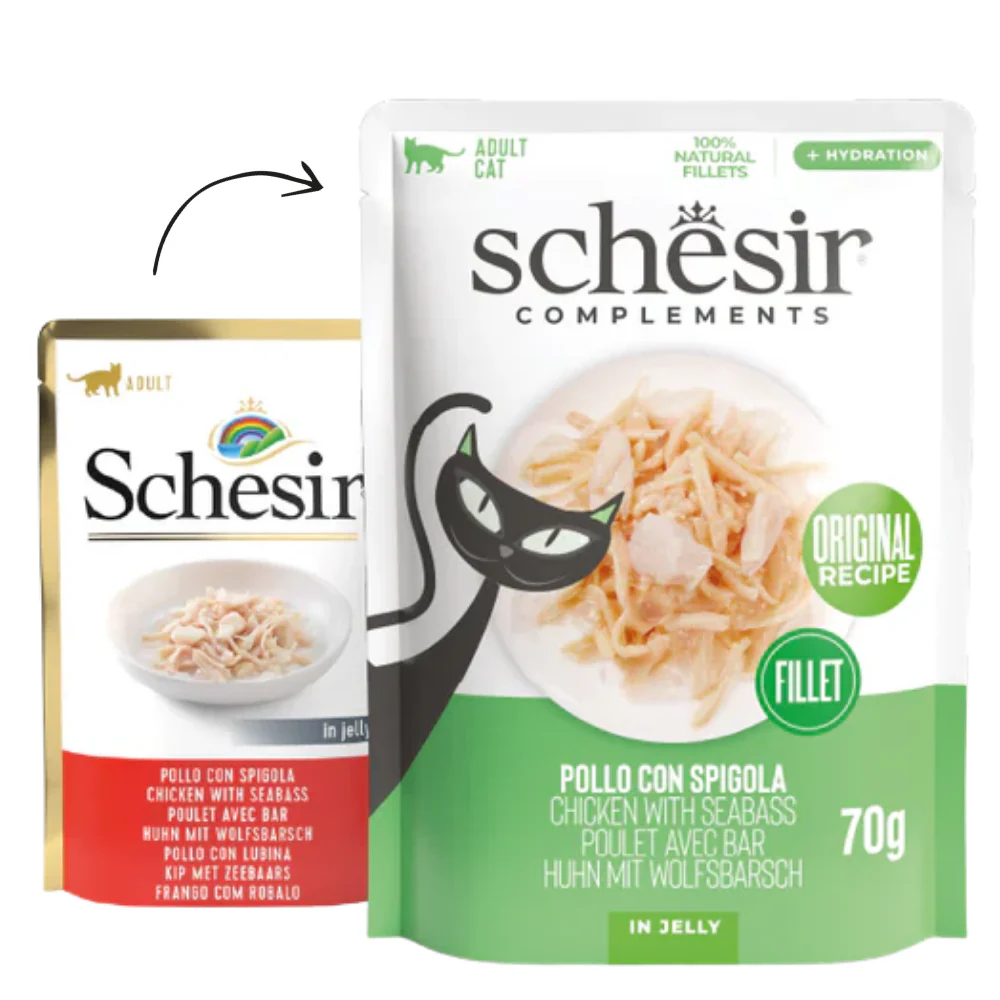 Schesir Sobres Gato 85 g Pollo y Lubina - Image 2
