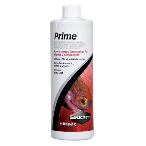 Seachem Prime Acondicionador de Agua Anticloro - Agua Dulce y Marina