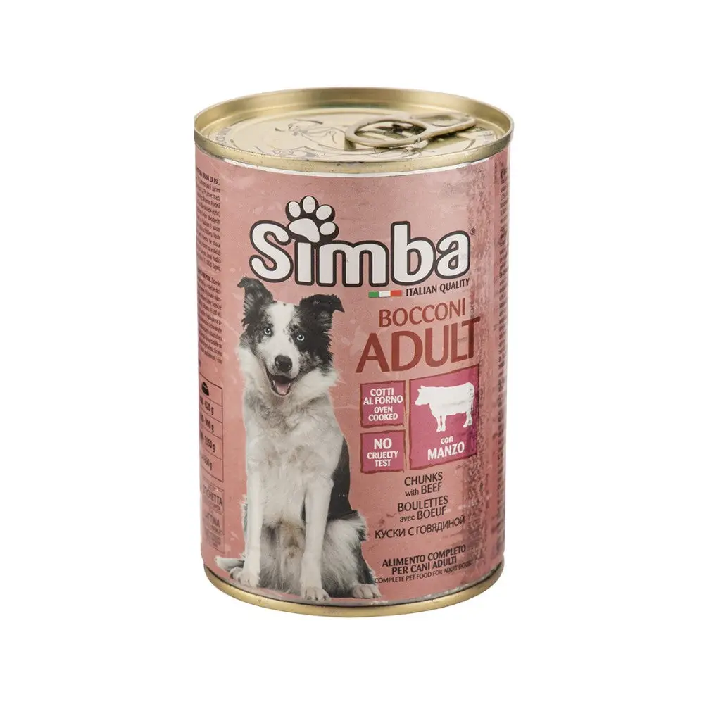 Simba Lata Bocados Comida Húmeda para Perros 1230 g