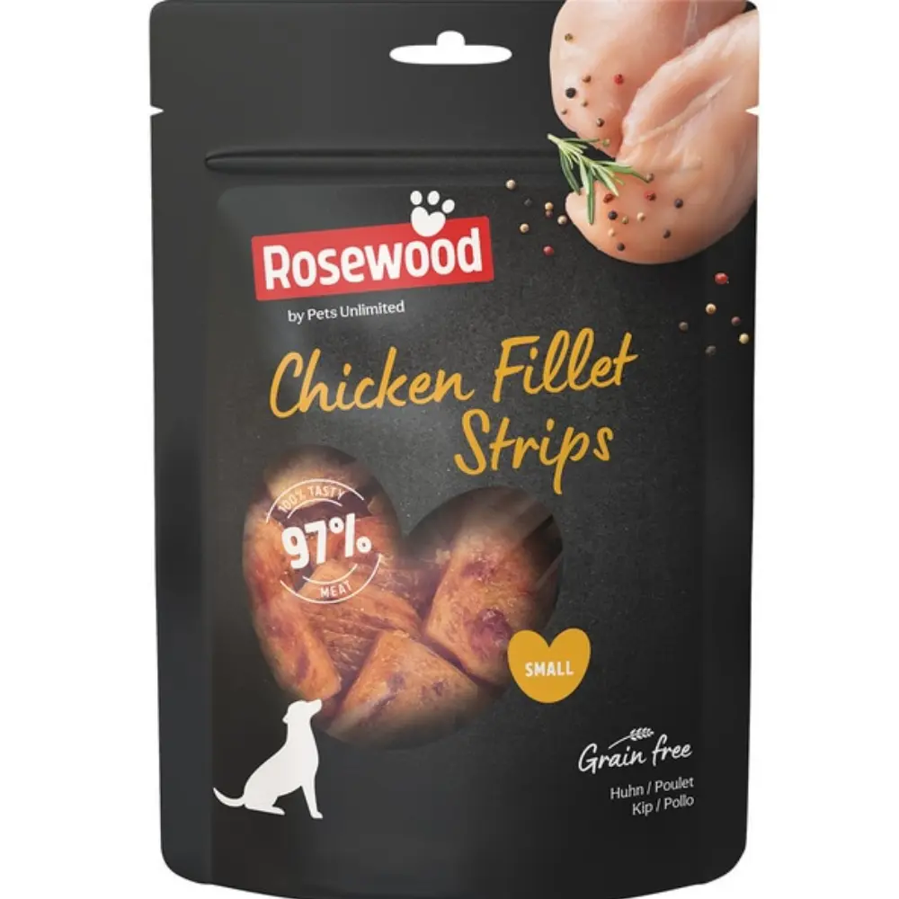 Snack Dog Pets Filete de Pollo Tiras Masticables 150 g