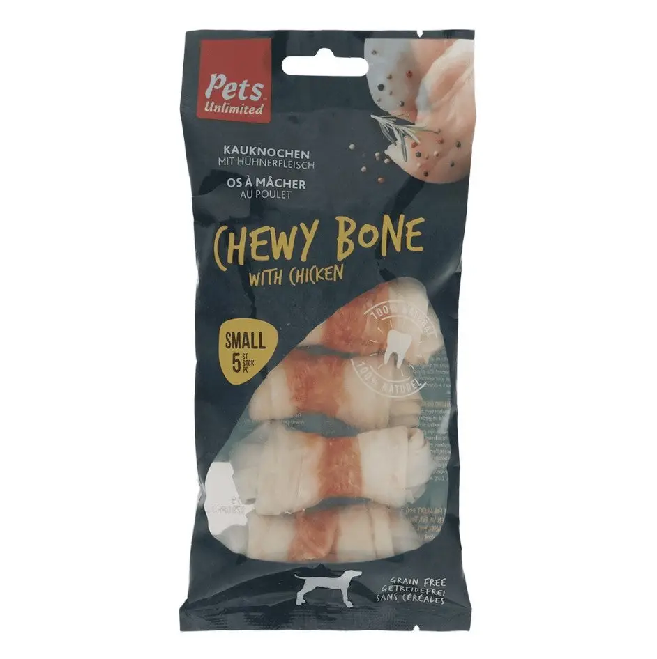 Snack Dog Pets Huesos Masticables con Pollo 75 g