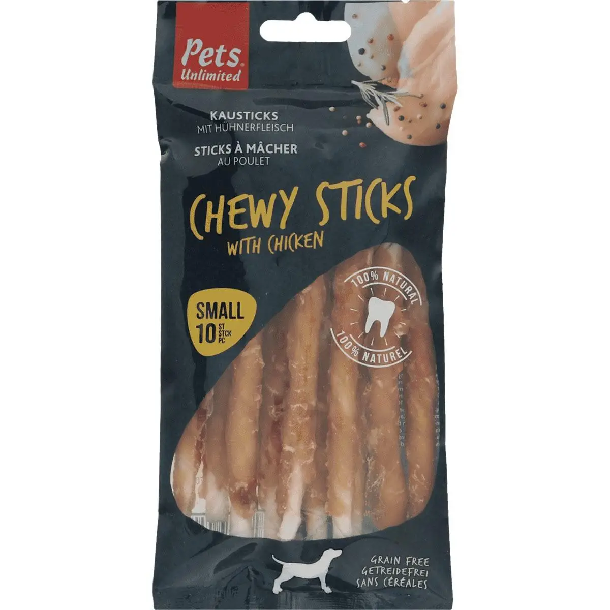 Snack Dog Pets Sticks Masticables con Pollo 100 g