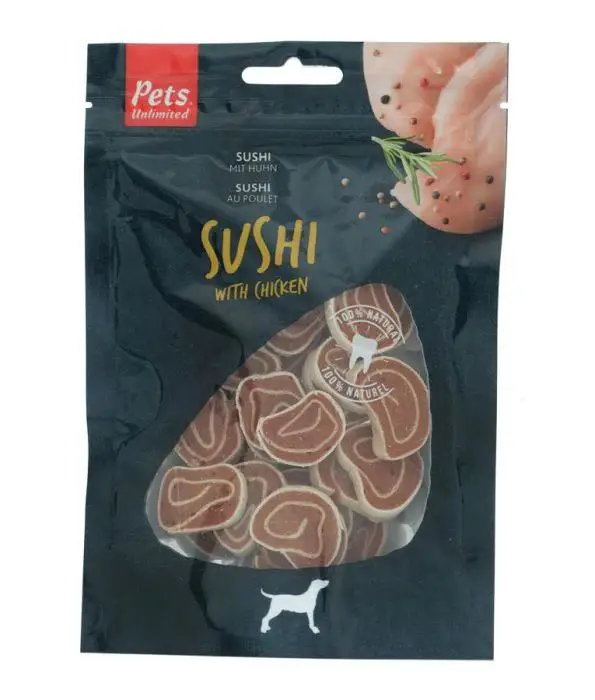 Snack Dog Pets Sushi con Pollo 100 g