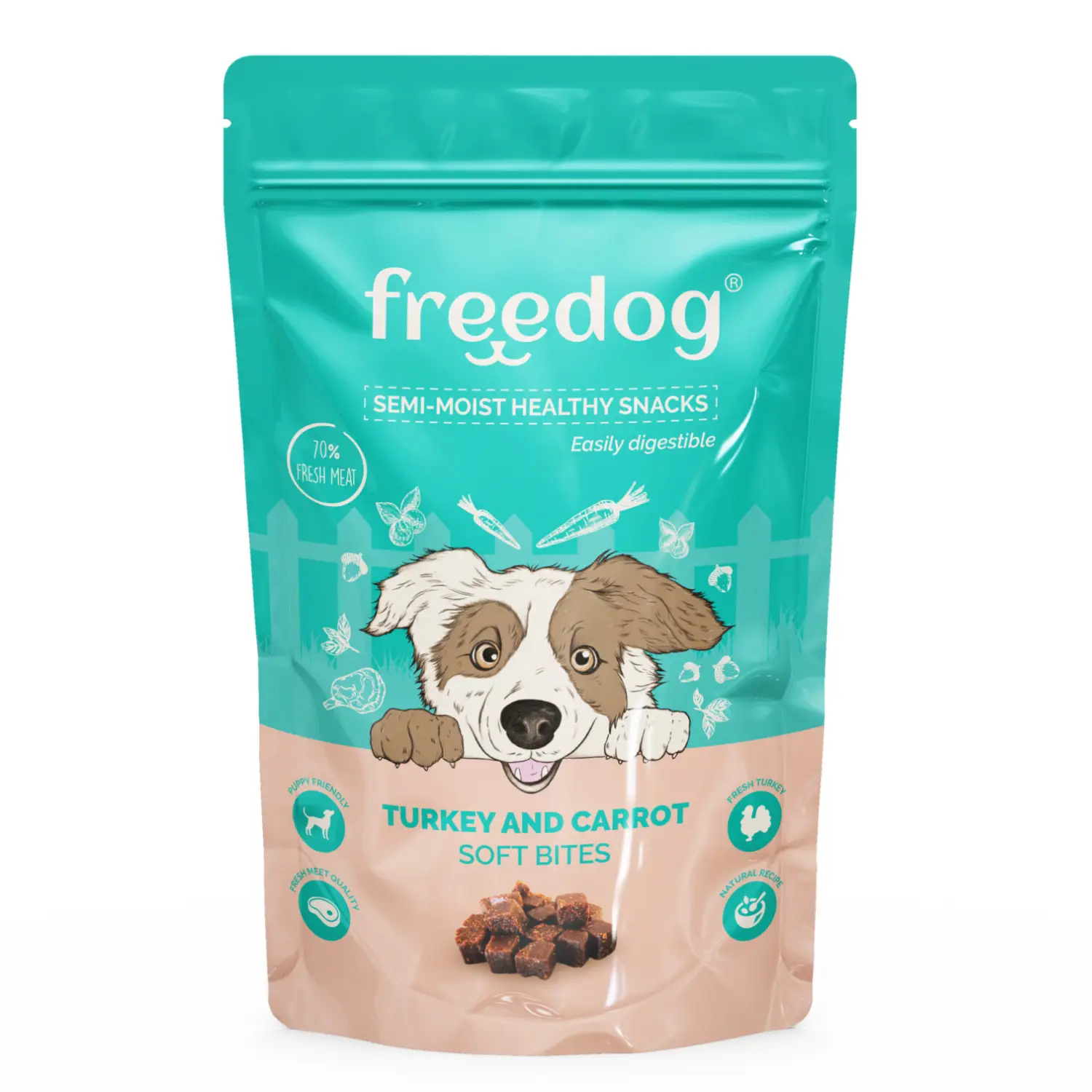 Freedog Soft Bites Snack para Perros Semi-húmedo 100 g - Image 2