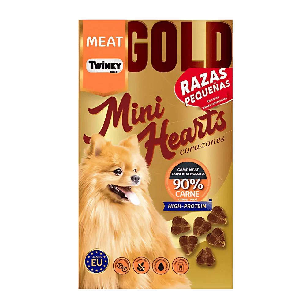 Twinky Snack Minihearts Corazones 60 g para Perros