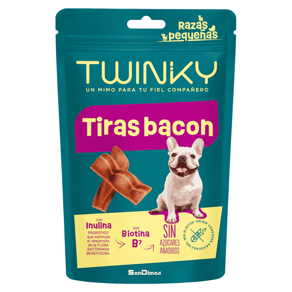 Twinky Tiras Bacon 100 g Snack para Perros