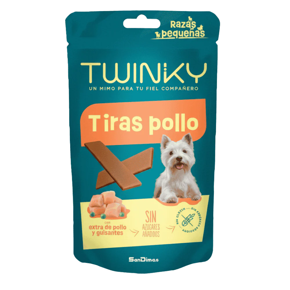 Twinky Tiras Pollo 150 g Snack para Perros