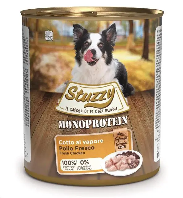 Stuzzy Monoprotein Lata de Perro 800 g Pollo