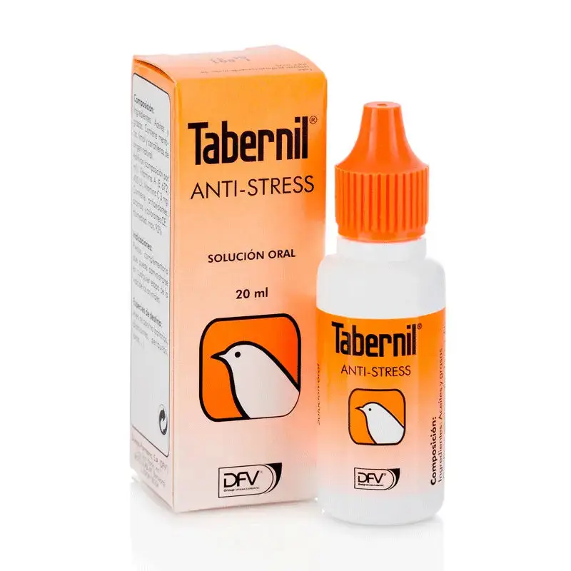 Tabernil Antiestrés Natural para Pájaros 20 ml - con Aceites Esenciales