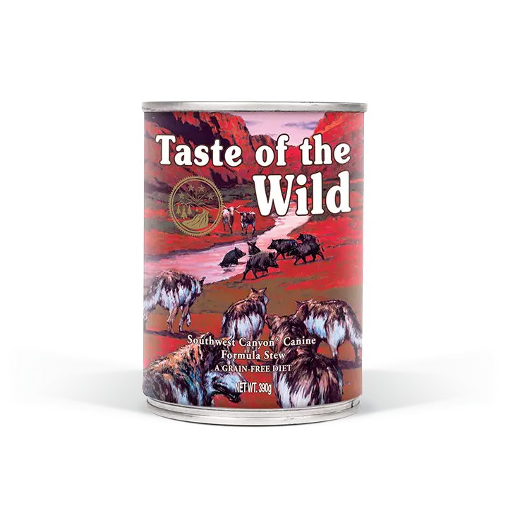 Taste Of The Wild Dog Adult Southwest Canyon Jabali Asado 390 g Húmedo