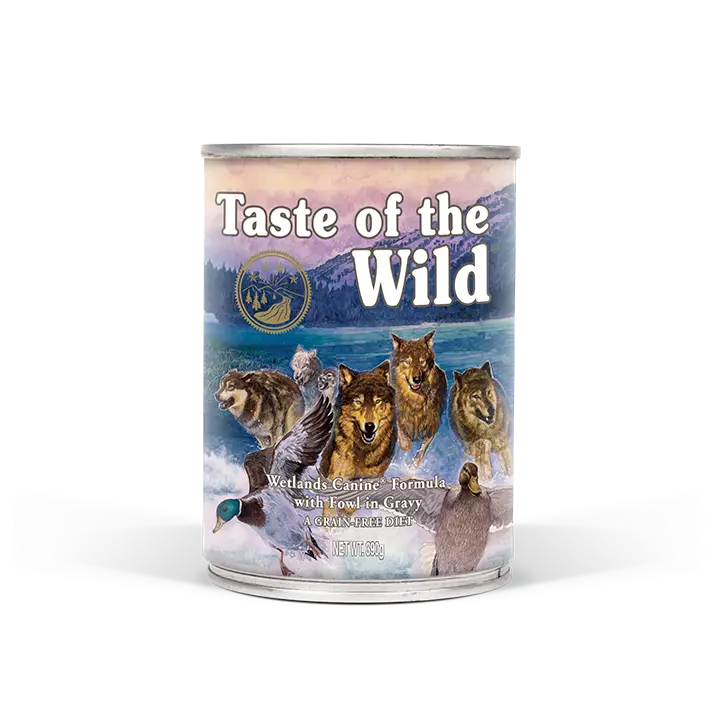 Taste Of The Wild Dog Adult Wetlands Pato Asado 390 g Húmedo