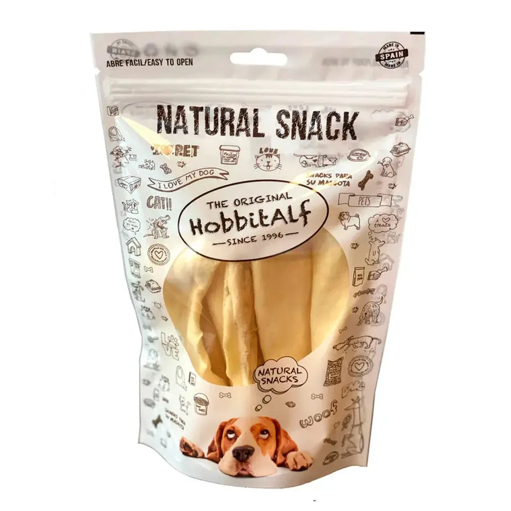 Hobbitalf Tendón de Cuero 150 g Snack Deshidratado para Perros