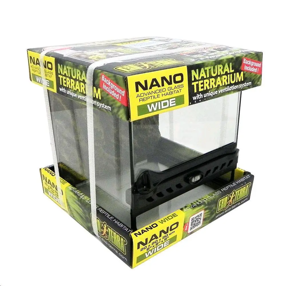 Exo Terra Terrario de Cristal Wide Nano 10,5 L