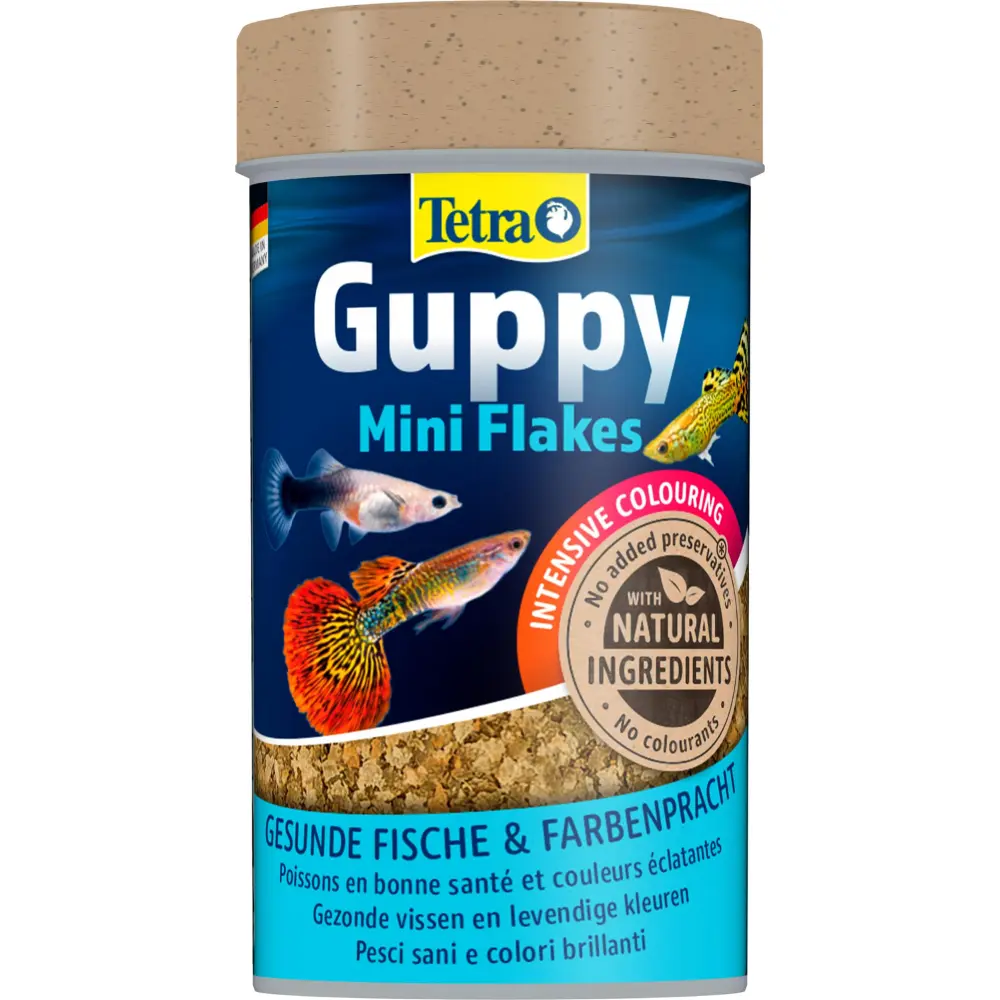 Tetra Guppy Mini Flakes 100 Ml.