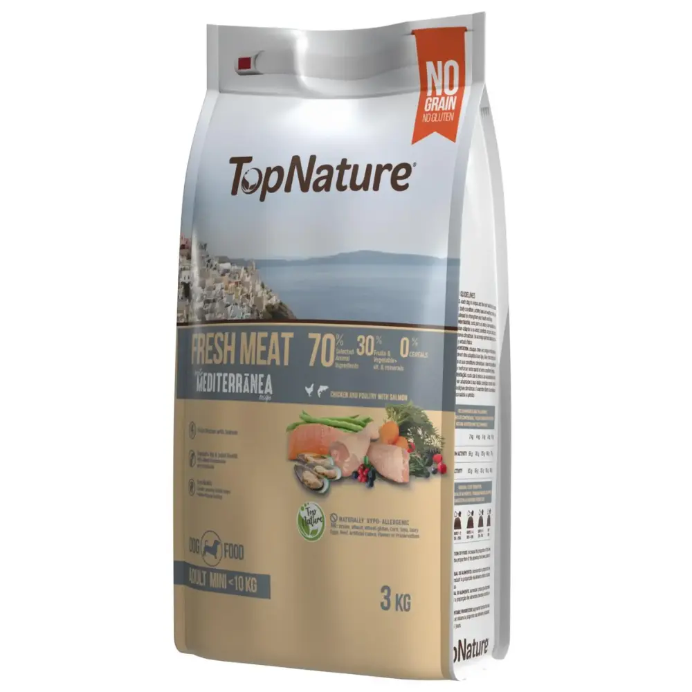 Top Nature Receta Mediterránea Raza Pequeña 3 kg