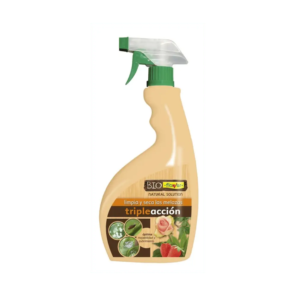Flower Triple Acción Ecológico 750 ml Insecticida, Fungicida y Acaricida