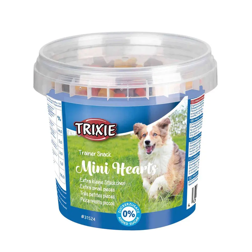 Trixie Bote Snack de Entrenamiento Mini Hearts para Perros