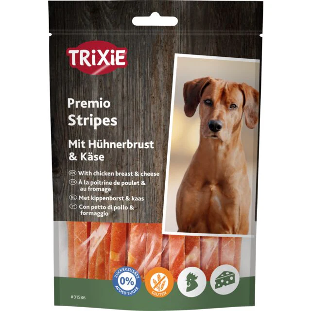 Trixie Snack Chicken & Cheese Stripes Tiras de Pollo y Queso para Perros