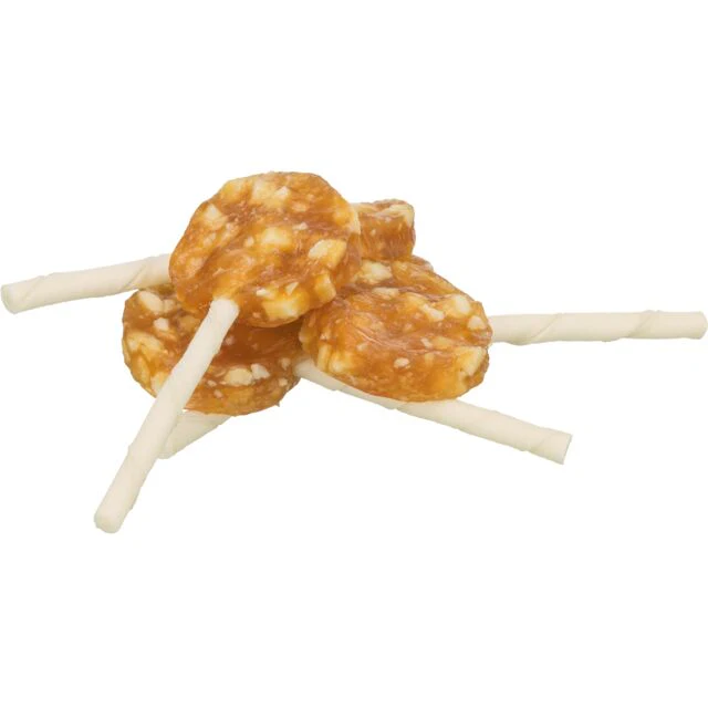 Trixie Snack Denta Fun Chicken Cheese Lolly 10cm