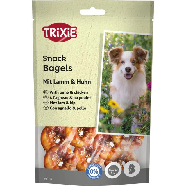 Trixie Snack Lamb Chicken Bagels de Cordero y Pollo para Perros
