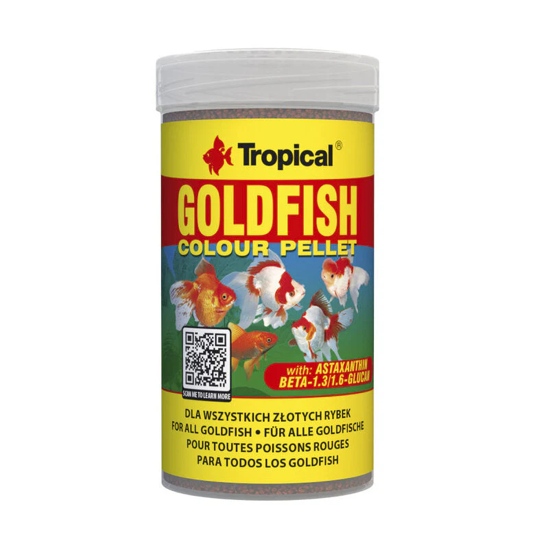 Tropical Goldfish Color Pellets Comida para Peces de Agua Fría