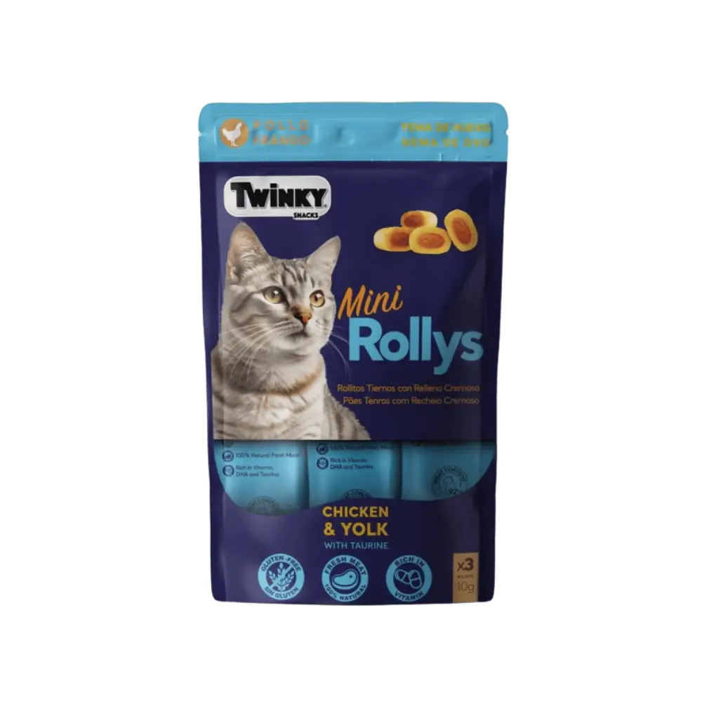Twinky Mini Rollys Snack para Gatos 3x10 g - Image 2