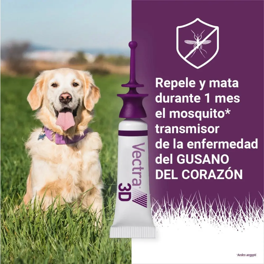 Vectra 3D Pipetas Antiparasitarias para Perros Pack 3 uds - Image 3