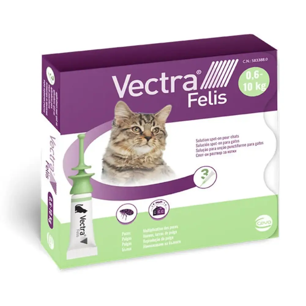 Vectra Felis Pipetas Antiparasitarias para Gatos