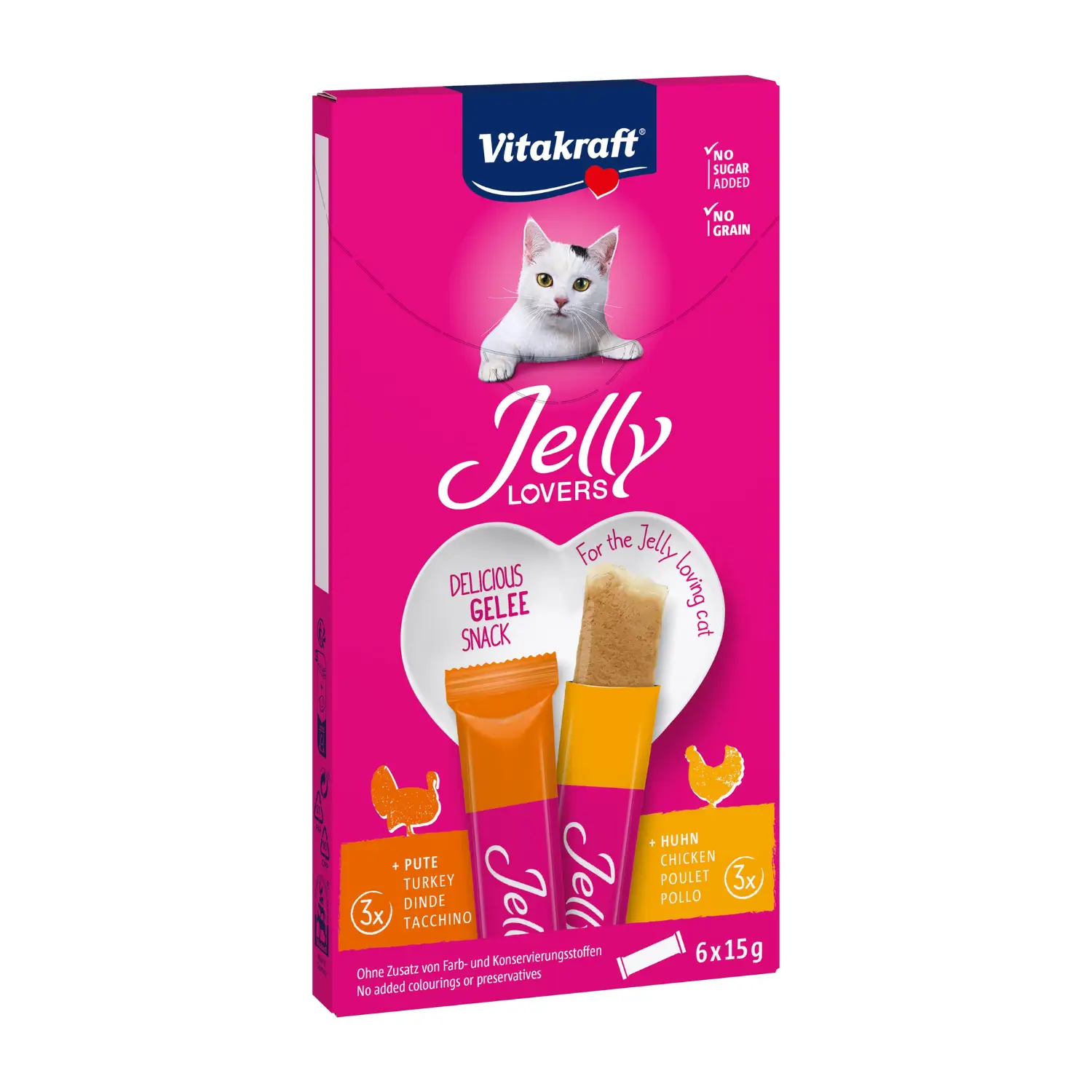 Vitakraft Cat Snack Jelly Lovers 6x15 g