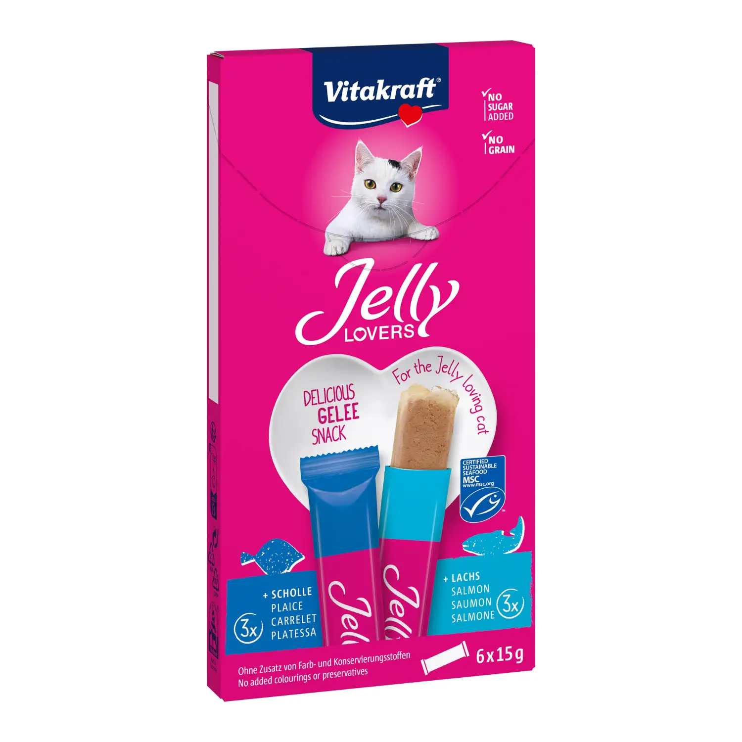 Vitakraft Cat Snack Jelly Lovers 6x15 g - Image 2