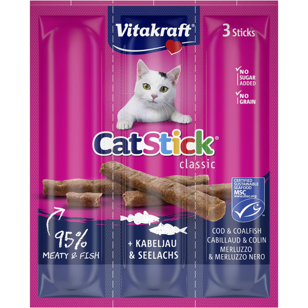 Vitakraft Cat Stick Mini Bacalao y Atún