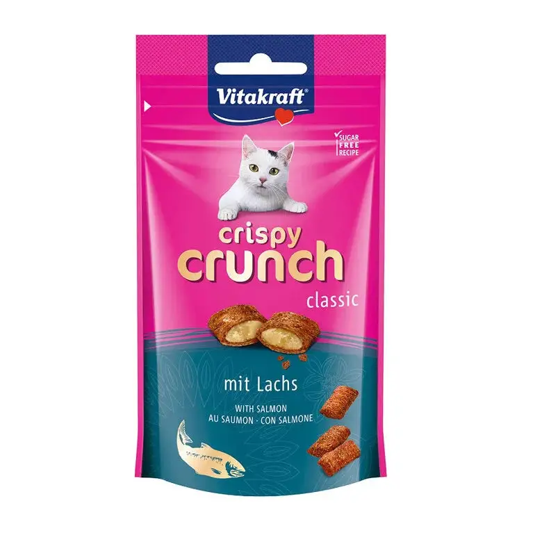 Vitakraft Crispy Crunch Salmón 60 g