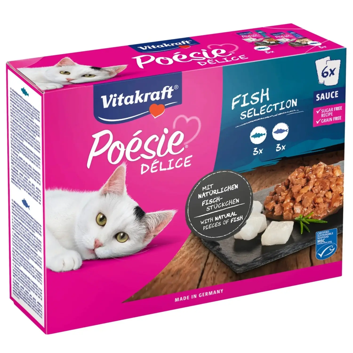 Vitakraft Poesie Deli Sauce Pack 6x85 g - Image 2