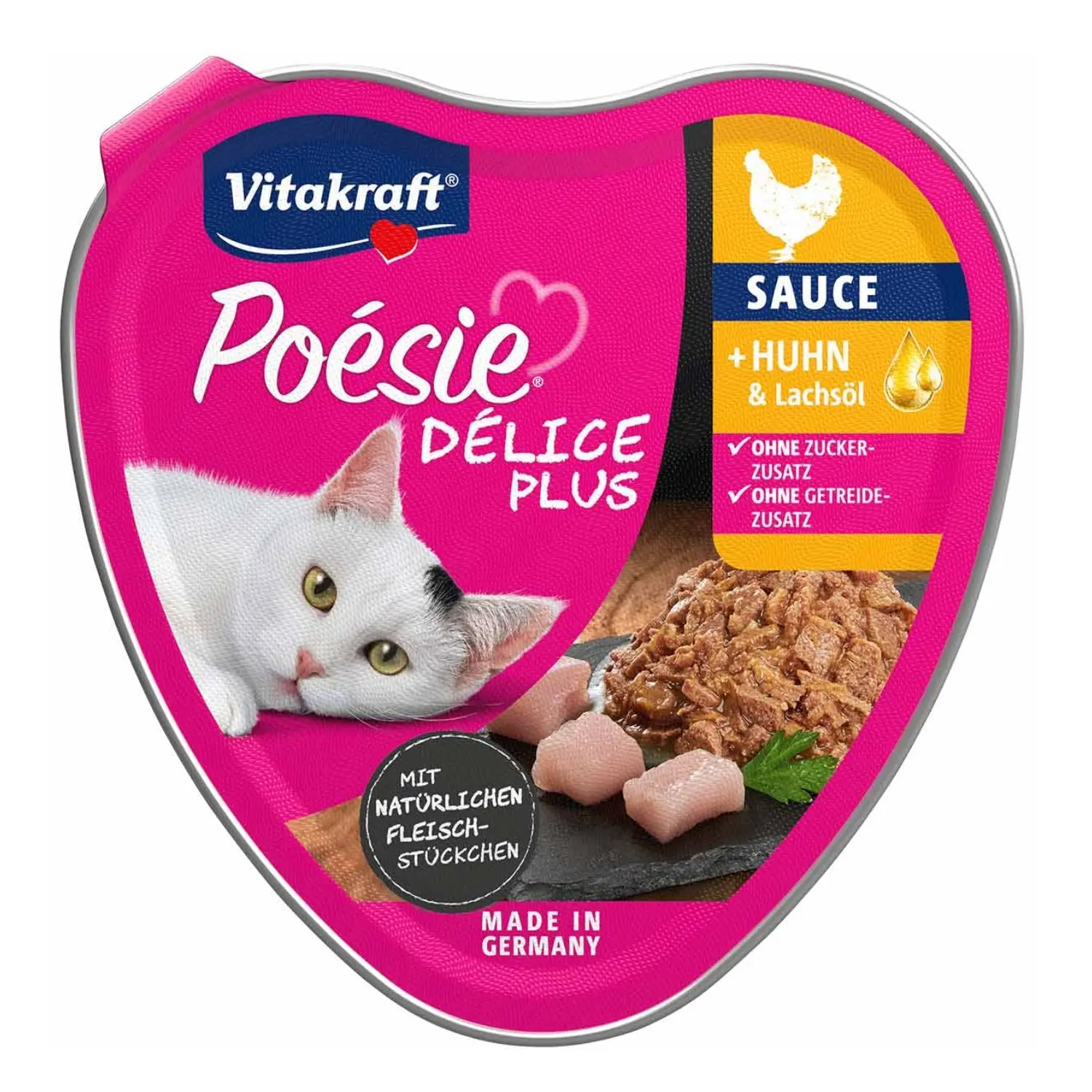 Vitakraft Poesie Delice Plus con aceite de salmón 85 g
