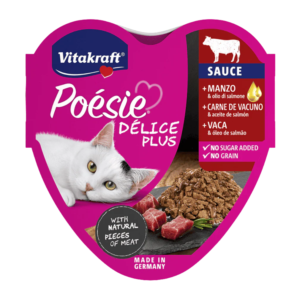 Vitakraft Poesie Delice Plus con aceite de salmón 85 g - Image 3