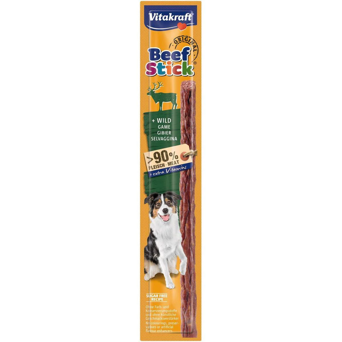 Vitakraft Snack Beef Stick Caza 12 g