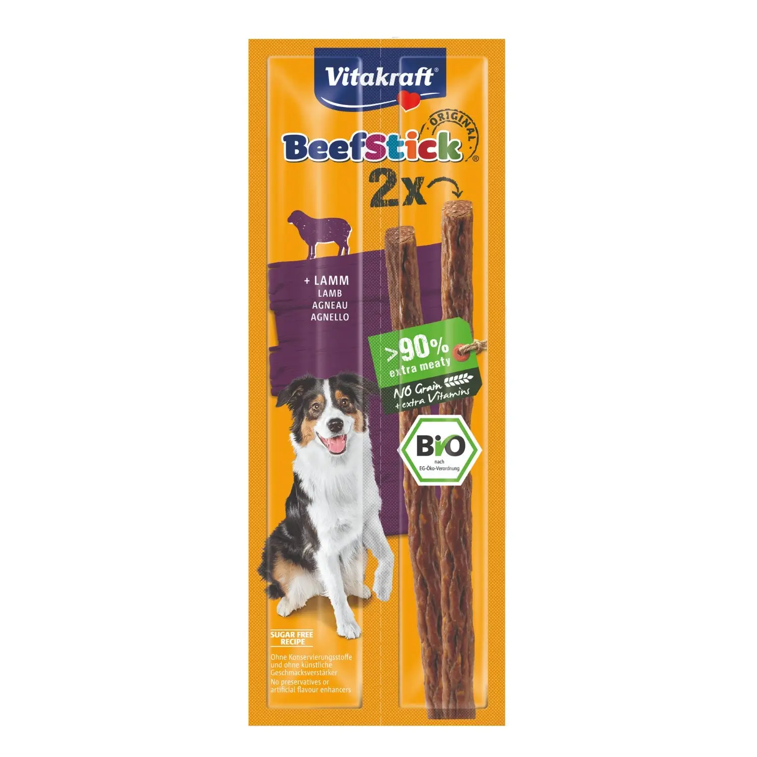 Vitakraft Snack Bio Beef Stick Cordero 12 g