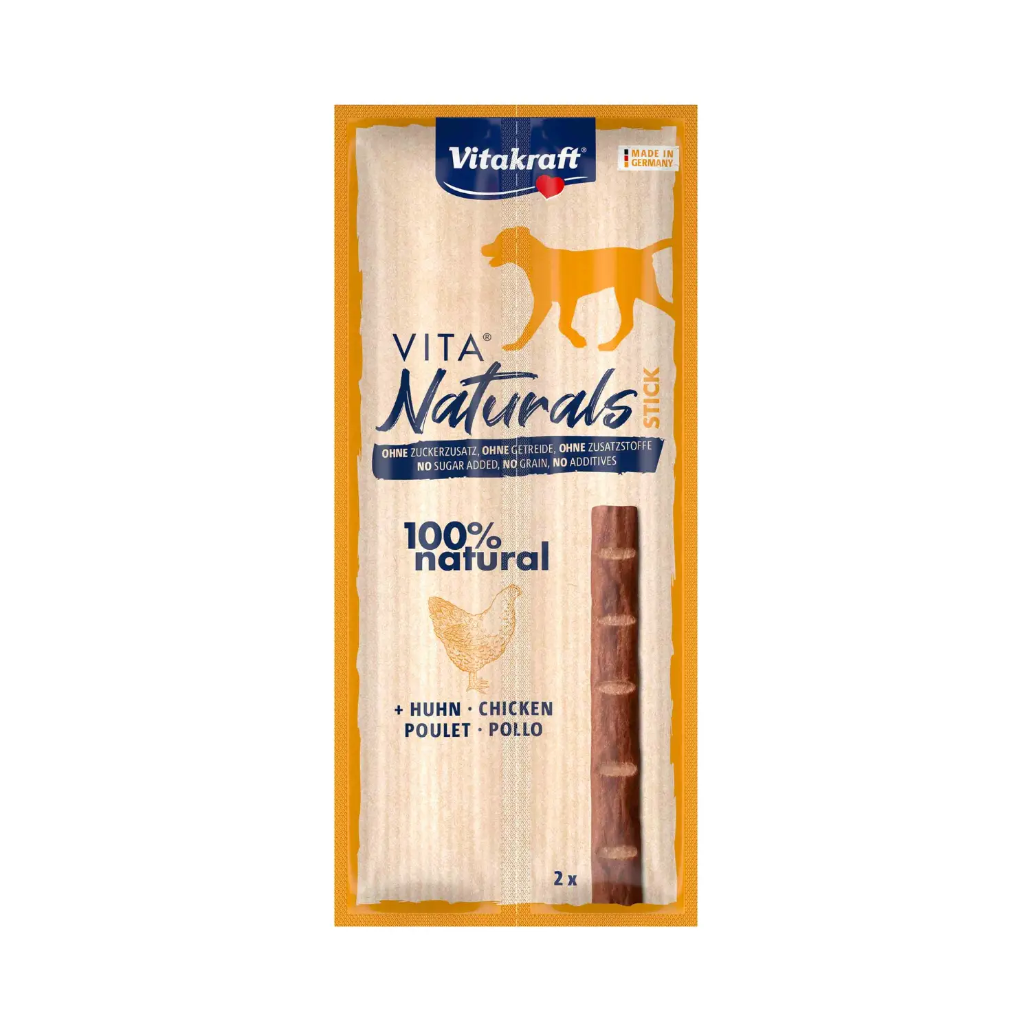 Vitakraft Vita Naturals Dog Stick Pollo Pack 2x11 g
