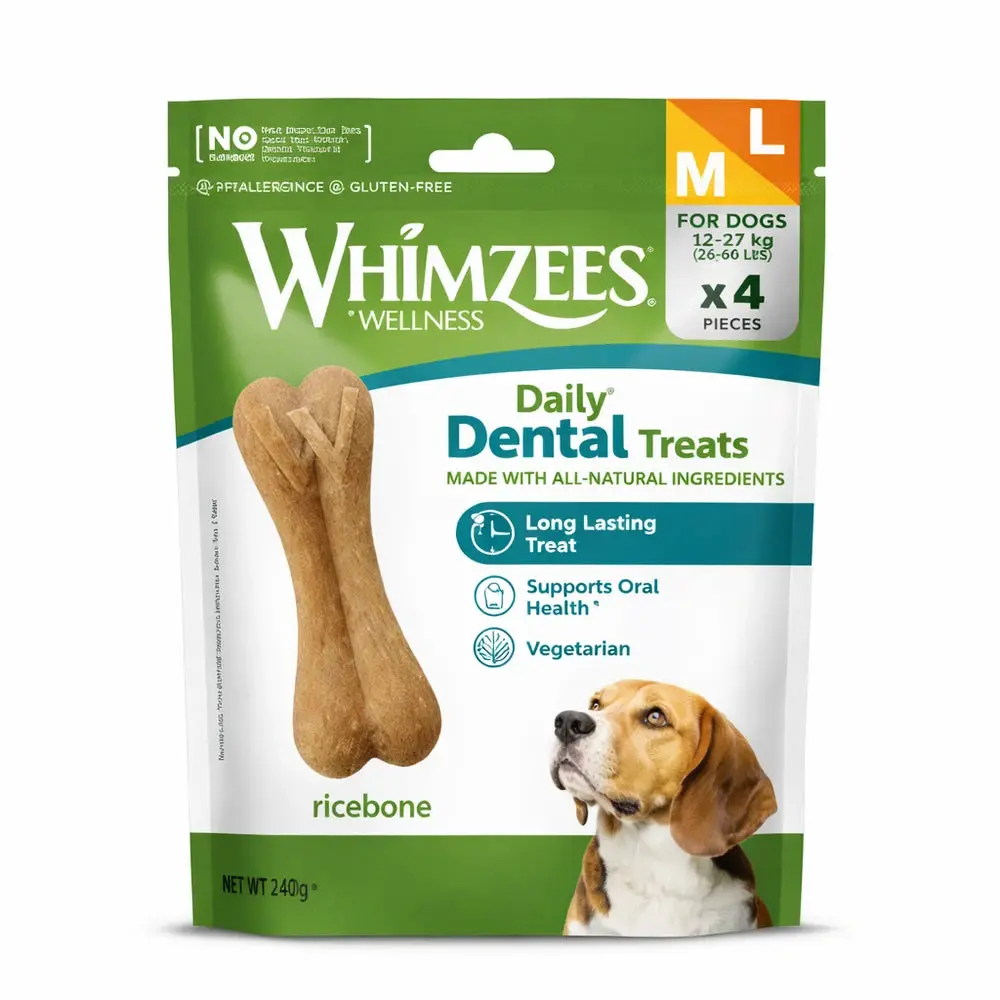 Whimzees Ricebone Snack Dental para Perros