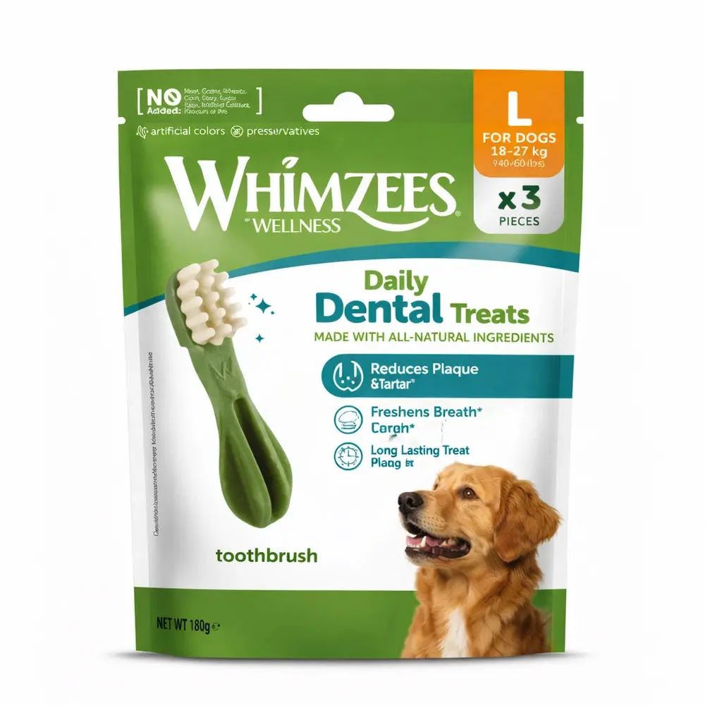 Whimzees Toothbrush Cepillo de Dientes Snack Dental para Perros - Image 9